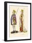 King John and King Henry 1st-H. Shaw-Framed Art Print