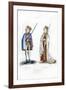 King John and King Henry I, C1440-Henry Shaw-Framed Giclee Print