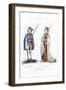 King John and King Henry I, C1440-Henry Shaw-Framed Giclee Print