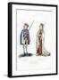 King John and King Henry I, C1440-Henry Shaw-Framed Giclee Print