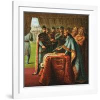 King John and Magna Carta-English-Framed Giclee Print