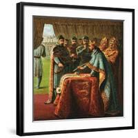 King John and Magna Carta-English-Framed Giclee Print