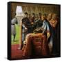 King John and the Magna Carta, 1215-null-Framed Stretched Canvas