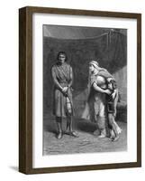 King John by William Shakespeare-Frank Dicksee-Framed Giclee Print