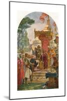 King John Granting the Magna Carta at Runnymede-Ernest Normand-Mounted Giclee Print