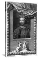 King John of England, (18th Centur)-George Vertue-Stretched Canvas