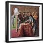 King John of England Signs the Magna Carta (From: Pictures of English Histor), 1868-Joseph Martin Kronheim-Framed Giclee Print