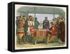 King John Pressured by the Barons and Threatened with Insurrection-James Doyle-Framed Stretched Canvas