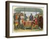 King John Pressured by the Barons and Threatened with Insurrection-James Doyle-Framed Art Print