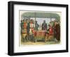 King John Pressured by the Barons and Threatened with Insurrection-James Doyle-Framed Art Print