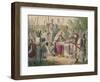 King John Signing Magna Charta, 1850-John Leech-Framed Giclee Print