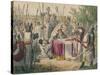 King John Signing Magna Charta, 1850-John Leech-Stretched Canvas