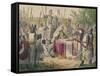 King John Signing Magna Charta, 1850-John Leech-Framed Stretched Canvas