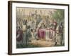 King John Signing Magna Charta, 1850-John Leech-Framed Giclee Print