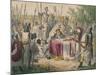 King John Signing Magna Charta, 1850-John Leech-Mounted Giclee Print