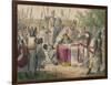 King John Signing Magna Charta, 1850-John Leech-Framed Giclee Print