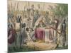 King John Signing Magna Charta, 1850-John Leech-Mounted Giclee Print