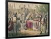 King John Signing Magna Charta, 1850-John Leech-Framed Giclee Print