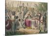 King John Signing Magna Charta, 1850-John Leech-Stretched Canvas