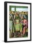 King John Signing the Magna Carta at Runnymede, Surrey, 15 June 1215-null-Framed Giclee Print