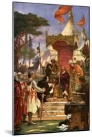 King John Signs Magna Carta, 15 June 1215-Ernest Normand-Mounted Giclee Print