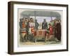 King John Signs the Great Charter, from a Chronicle of England BC 55 to Ad 1485, Pub. London, 1863-James William Edmund Doyle-Framed Giclee Print