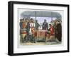 King John signs the Great Charter, Runnymede, Surrey, 1215 (1864)-James William Edmund Doyle-Framed Giclee Print