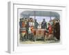 King John signs the Great Charter, Runnymede, Surrey, 1215 (1864)-James William Edmund Doyle-Framed Giclee Print