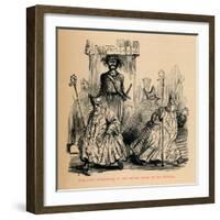 'King John threatening to cut off the Noses of the Bishops', c1860, (c1860)-John Leech-Framed Giclee Print