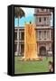 King Kamehameha Draped in Leis, Hawaii-null-Framed Stretched Canvas