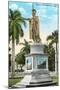 King Kamehameha Statue, Honolulu, Hawaii-null-Mounted Art Print