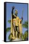 King Kamehameha Statue in Front of Aliiolani Hale (Hawaii State Supreme Court)-Michael DeFreitas-Framed Stretched Canvas