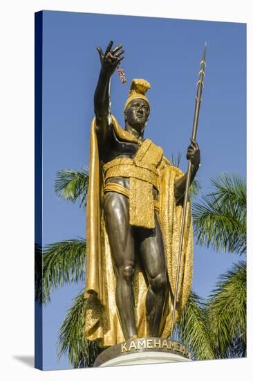 King Kamehameha Statue in Front of Aliiolani Hale (Hawaii State Supreme Court)-Michael DeFreitas-Stretched Canvas