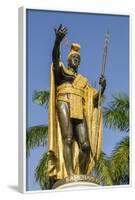 King Kamehameha Statue in Front of Aliiolani Hale (Hawaii State Supreme Court)-Michael DeFreitas-Framed Photographic Print