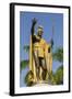 King Kamehameha Statue in Front of Aliiolani Hale (Hawaii State Supreme Court)-Michael DeFreitas-Framed Photographic Print