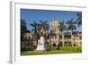 King Kamehameha Statue in Front of Aliiolani Hale (Hawaii State Supreme Court)-Michael DeFreitas-Framed Photographic Print