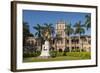 King Kamehameha Statue in Front of Aliiolani Hale (Hawaii State Supreme Court)-Michael DeFreitas-Framed Photographic Print