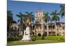 King Kamehameha Statue in Front of Aliiolani Hale (Hawaii State Supreme Court)-Michael DeFreitas-Mounted Photographic Print