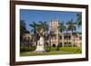 King Kamehameha Statue in Front of Aliiolani Hale (Hawaii State Supreme Court)-Michael DeFreitas-Framed Photographic Print