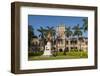 King Kamehameha Statue in Front of Aliiolani Hale (Hawaii State Supreme Court)-Michael DeFreitas-Framed Photographic Print