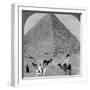 King Khufu's Tomb, the Great Phyramid of Giza, Egypt, 1905-Underwood & Underwood-Framed Photographic Print