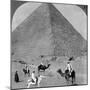 King Khufu's Tomb, the Great Phyramid of Giza, Egypt, 1905-Underwood & Underwood-Mounted Photographic Print