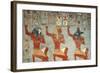 King Kneeling in Front of the Deities-null-Framed Giclee Print