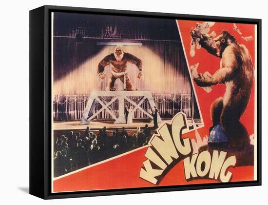 King Kong, 1933-null-Framed Stretched Canvas