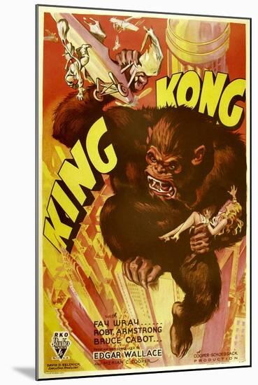King Kong, 1933-null-Mounted Art Print