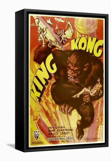 King Kong, 1933-null-Framed Stretched Canvas