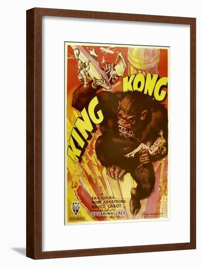 King Kong, 1933-null-Framed Art Print