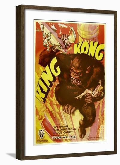 KING KONG, 1933.-null-Framed Art Print