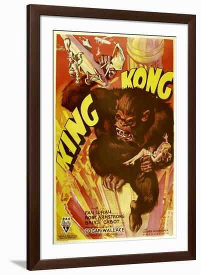 KING KONG, 1933.-null-Framed Art Print