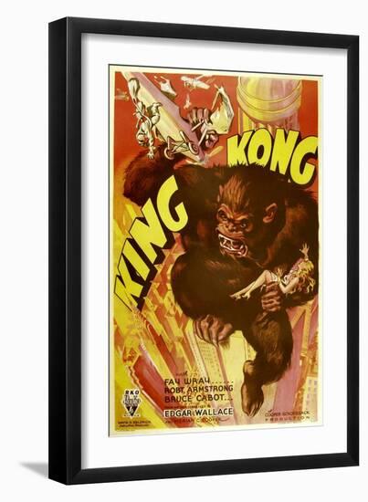 KING KONG, 1933.-null-Framed Art Print